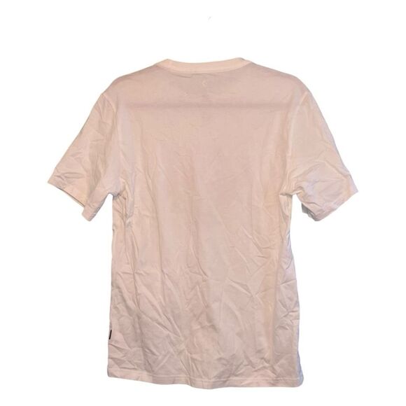 Converse Star Chevron Sunset Graphic Tee White Pink Green Knit Short Sleeve XS - Picture 6 of 8